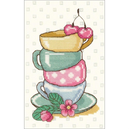 Tea Time Counted Cross Stitch Kit